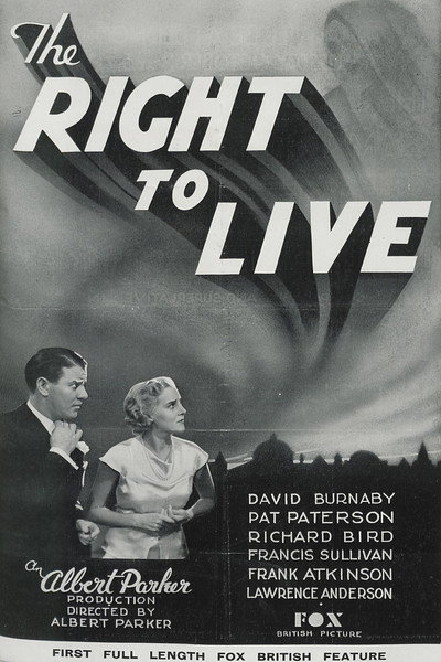 Póster de The Right to Live