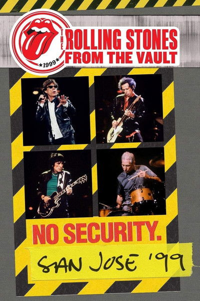 Póster de The Rolling Stones: From the Vault - No Security. San Jose ’99