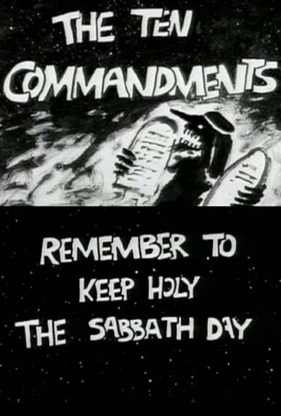 Póster de The Ten Commandments Number 3: Remember to Keep Holy the Sabbath Day