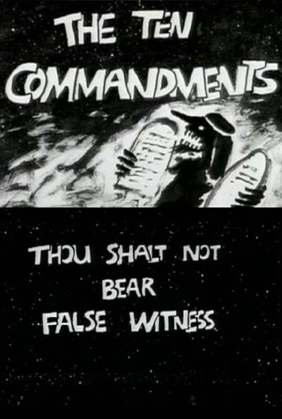 Póster de The Ten Commandments Number 8: Thou Shalt Not Bear False Witness