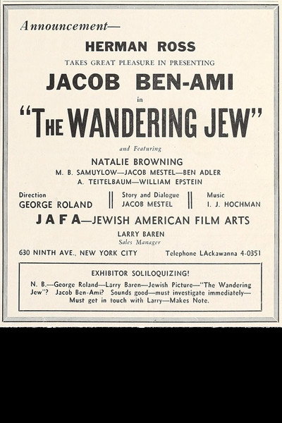 Póster de The Wandering Jew