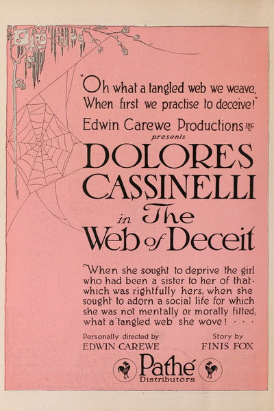 Póster de The Web of Deceit