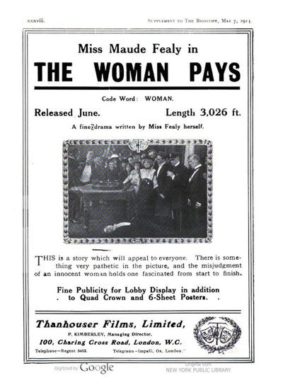 Póster de The Woman Pays