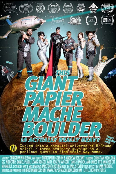 Póster de This Giant Papier-Mâché Boulder Is Actually Really Heavy