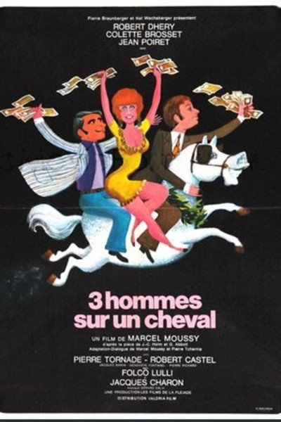 Póster de Three Men on a Horse