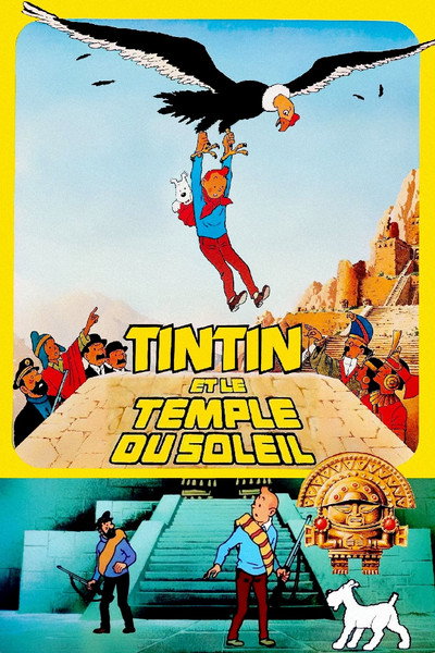 Póster de Tintín en el templo del sol