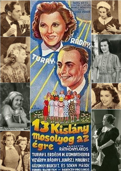 Póster de Tizenhárom kislány mosolyog az égre
