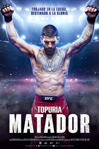 Póster de Topuria. Matador