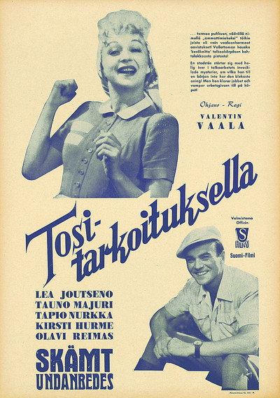 Póster de Tositarkoituksella