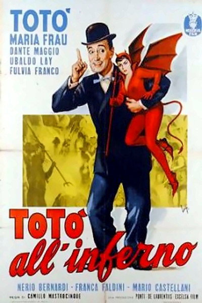 Póster de Totò all'inferno