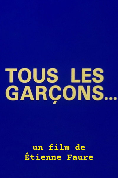 Póster de Tous les garçons