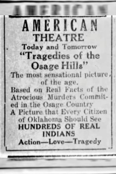 Póster de Tragedies of the Osage Hills