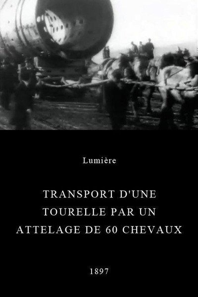 Póster de Transport d'une tourelle par un attelage de 60 chevaux
