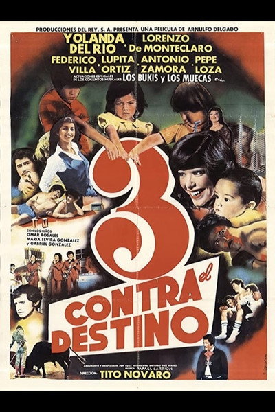 Póster de Tres contra el destino