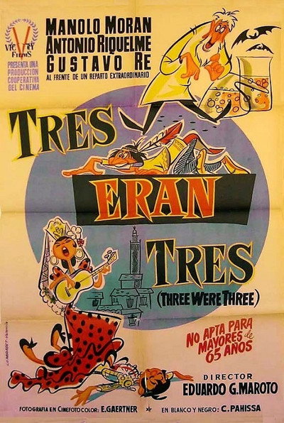 Póster de Tres eran tres