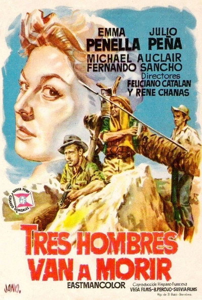 Póster de Tres hombres van a morir