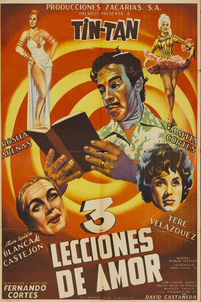 Póster de Tres lecciones de amor