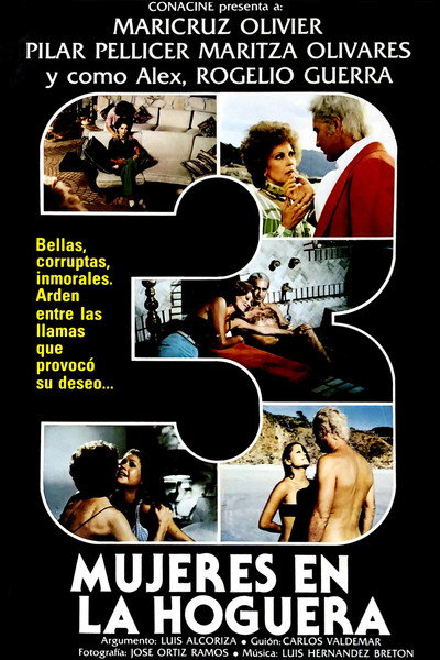 Póster de Tres mujeres en la hoguera