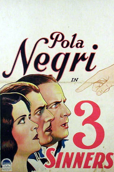 Póster de Tres pecadores