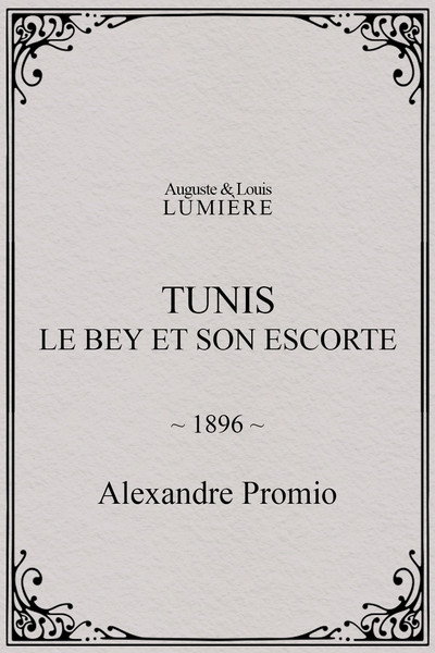 Póster de Tunis: le Bey et son escorte