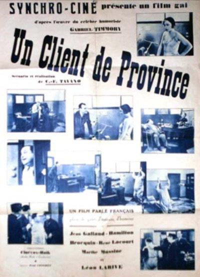 Póster de Un client de province