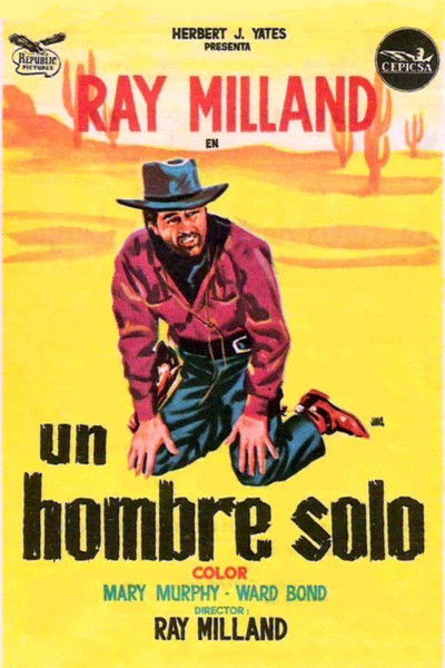 Póster de Un hombre solo