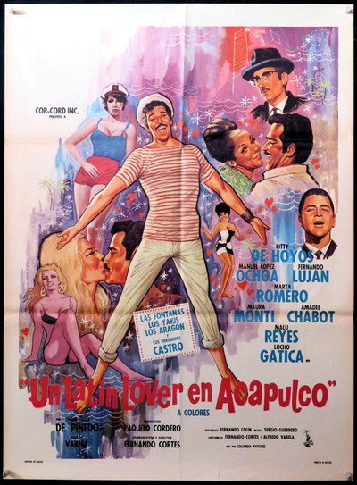 Póster de Un Latin lover en Acapulco