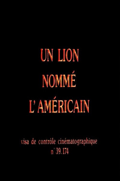 Póster de Un lion nommé l'américain