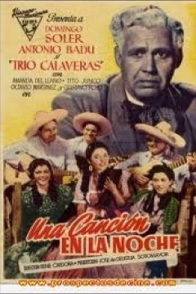Póster de Una canción en la noche