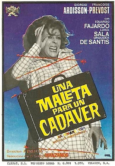 Póster de Una maleta para un cadáver