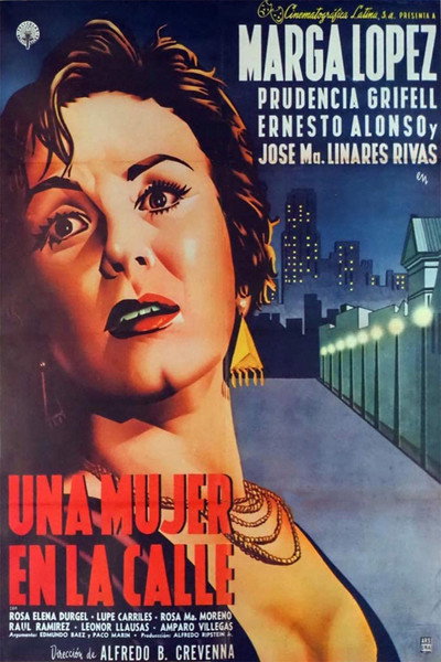 Póster de Una mujer en la calle