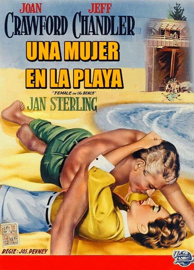 Póster de Una mujer en la playa