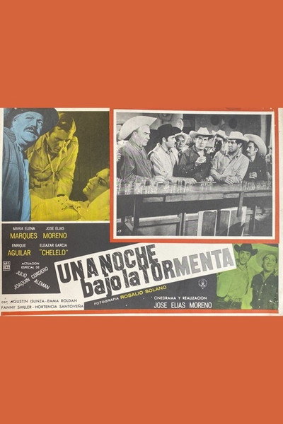 Póster de Una noche bajo la tormenta
