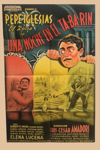 Póster de Una noche en el Ta-Ba-Rín