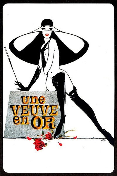Póster de Una viuda de oro