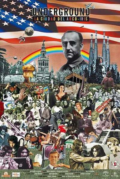 Póster de Underground, la ciudad del Arco Iris