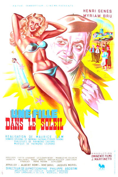 Póster de Une fille dans le soleil