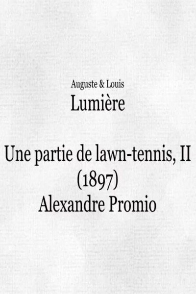 Póster de Une partie de lawn-tennis II