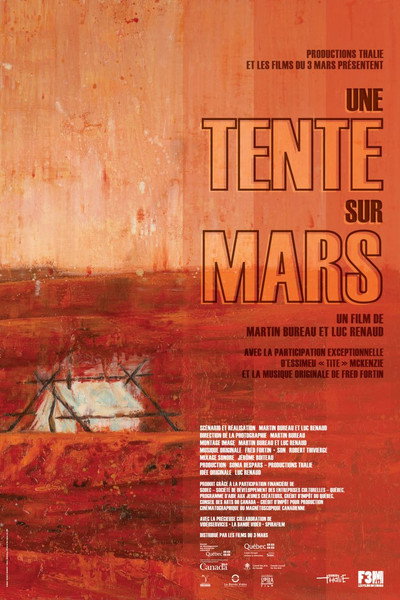Póster de Une tente sur Mars