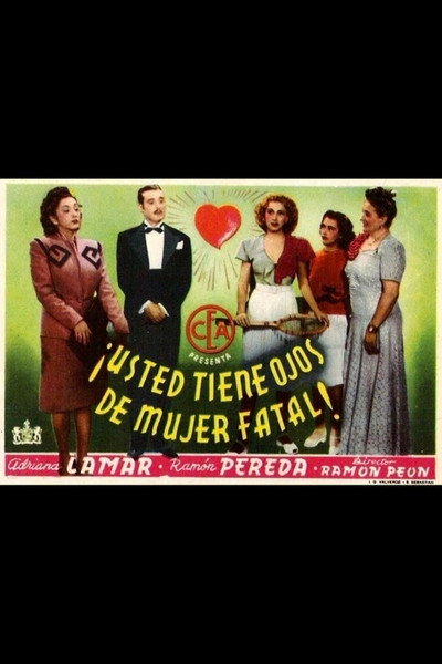 Póster de Usted tiene ojos de mujer fatal