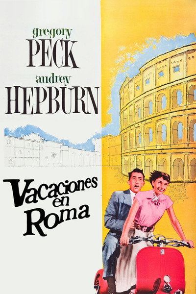 Póster de Vacaciones en Roma