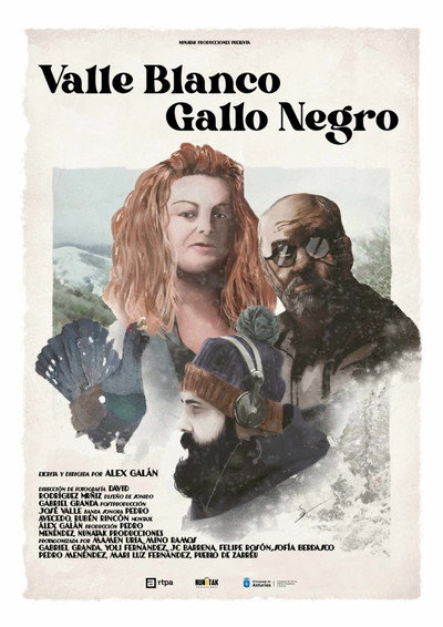 Póster de Valle blanco, gallo negro
