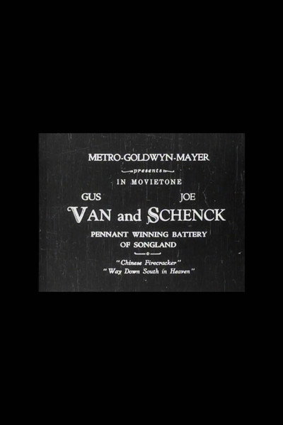 Póster de Van and Schenck 'the Pennant Winning Battery of Songland'