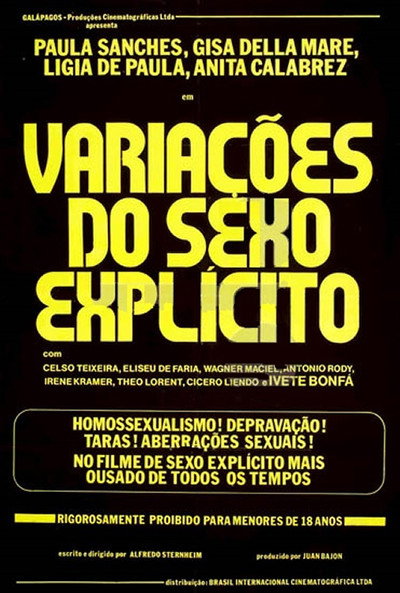 Póster de Variações do Sexo Explícito