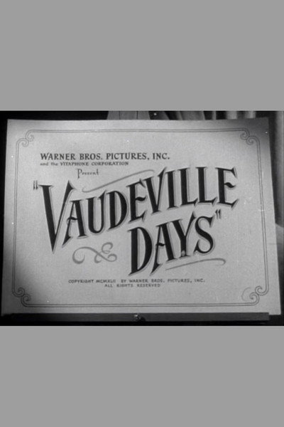 Póster de Vaudeville Days
