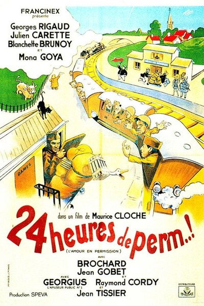Póster de Vingt-quatre heures de perm'