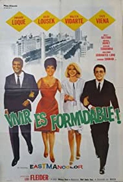 Póster de Vivir es formidable