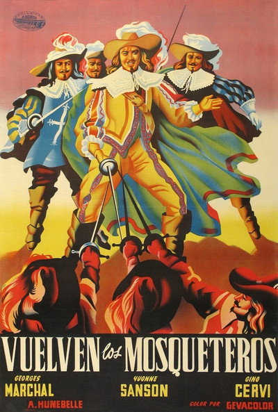 Póster de Vuelven los mosqueteros