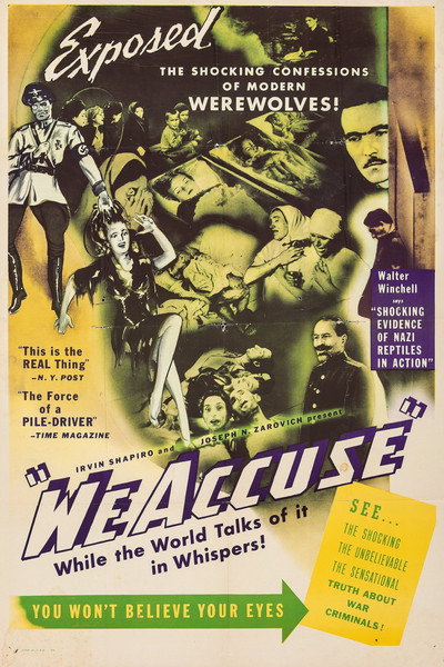 Póster de We Accuse