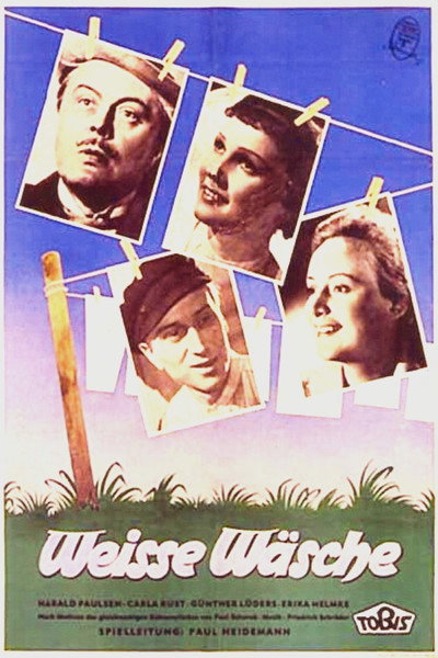 Póster de Weiße Wäsche